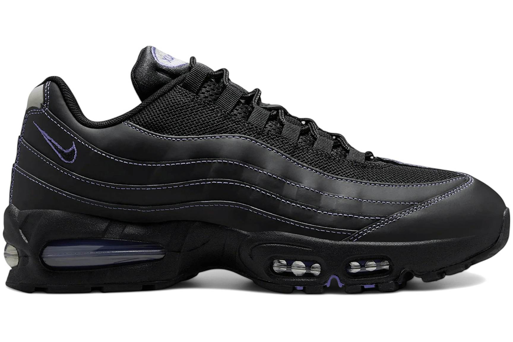 Nike Air Max 95 OG Big Bubble Black Persian Violet Men's - IB7936-001 - US
