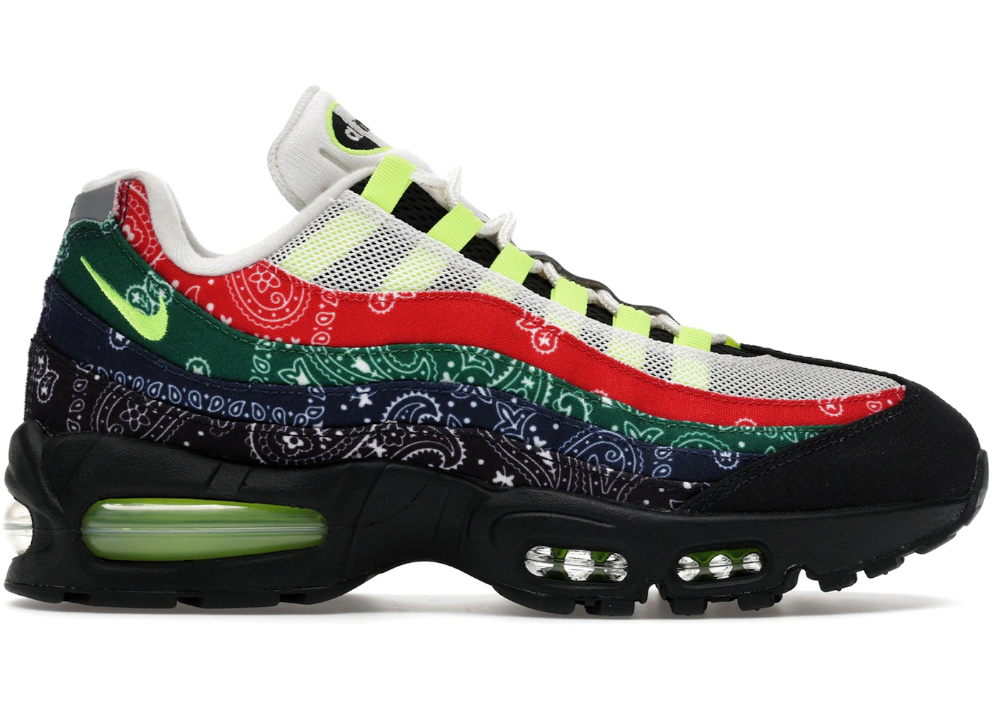 Nike Air Max 95 OG Big Bubble Neon Paisley Bandana