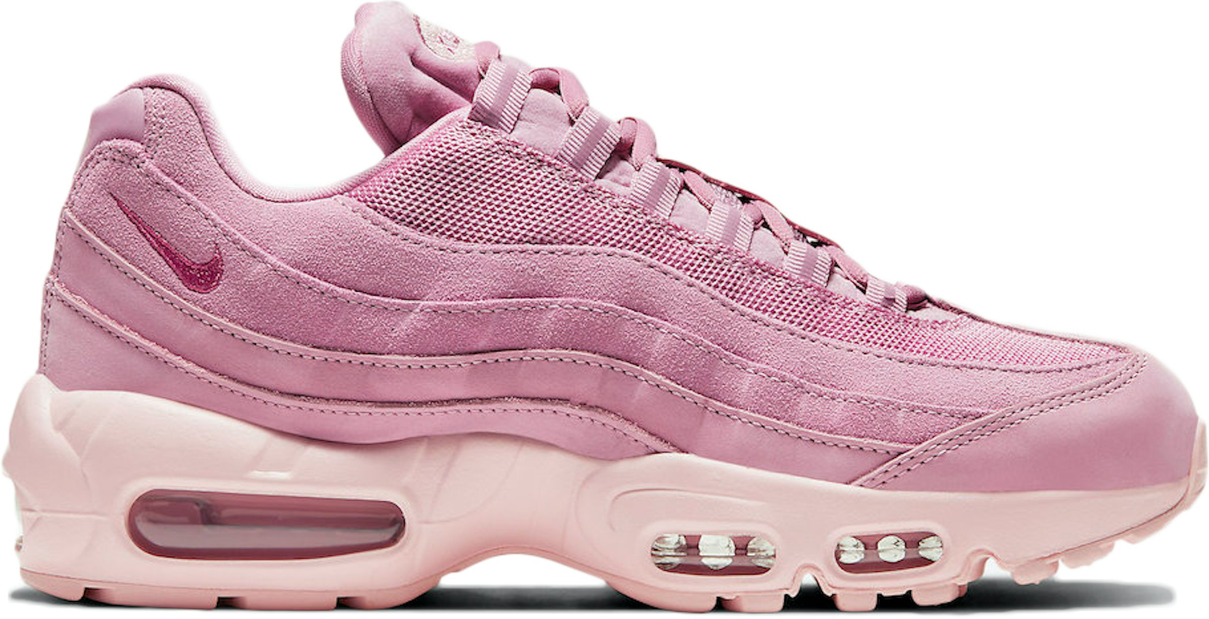 Auto gedragen zelf Nike Air Max 95 Pink Suede (Women's) - DD5398-615 - US