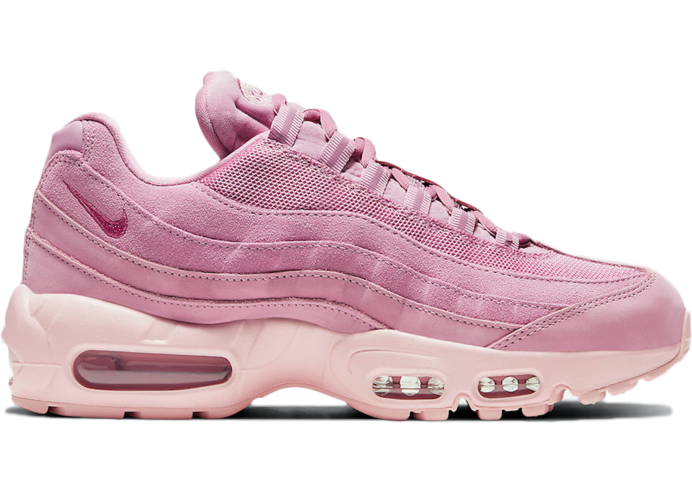 Nike Air Max 95 Pink Suede Women s DD5398 615 US