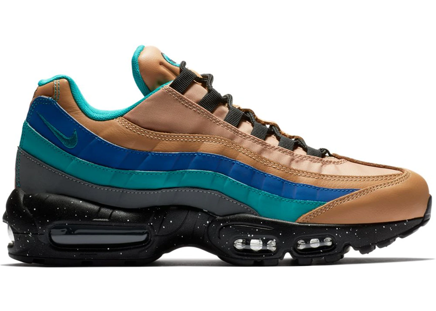 Nike air max 95 premium top praline turbo green & grey