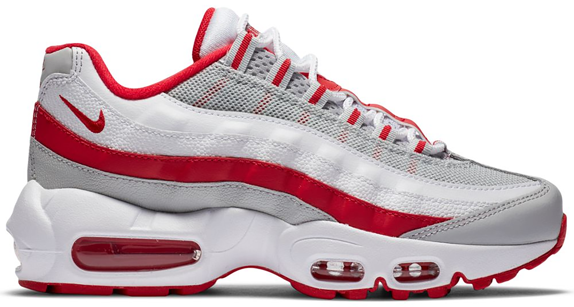 nike 95 grey and red