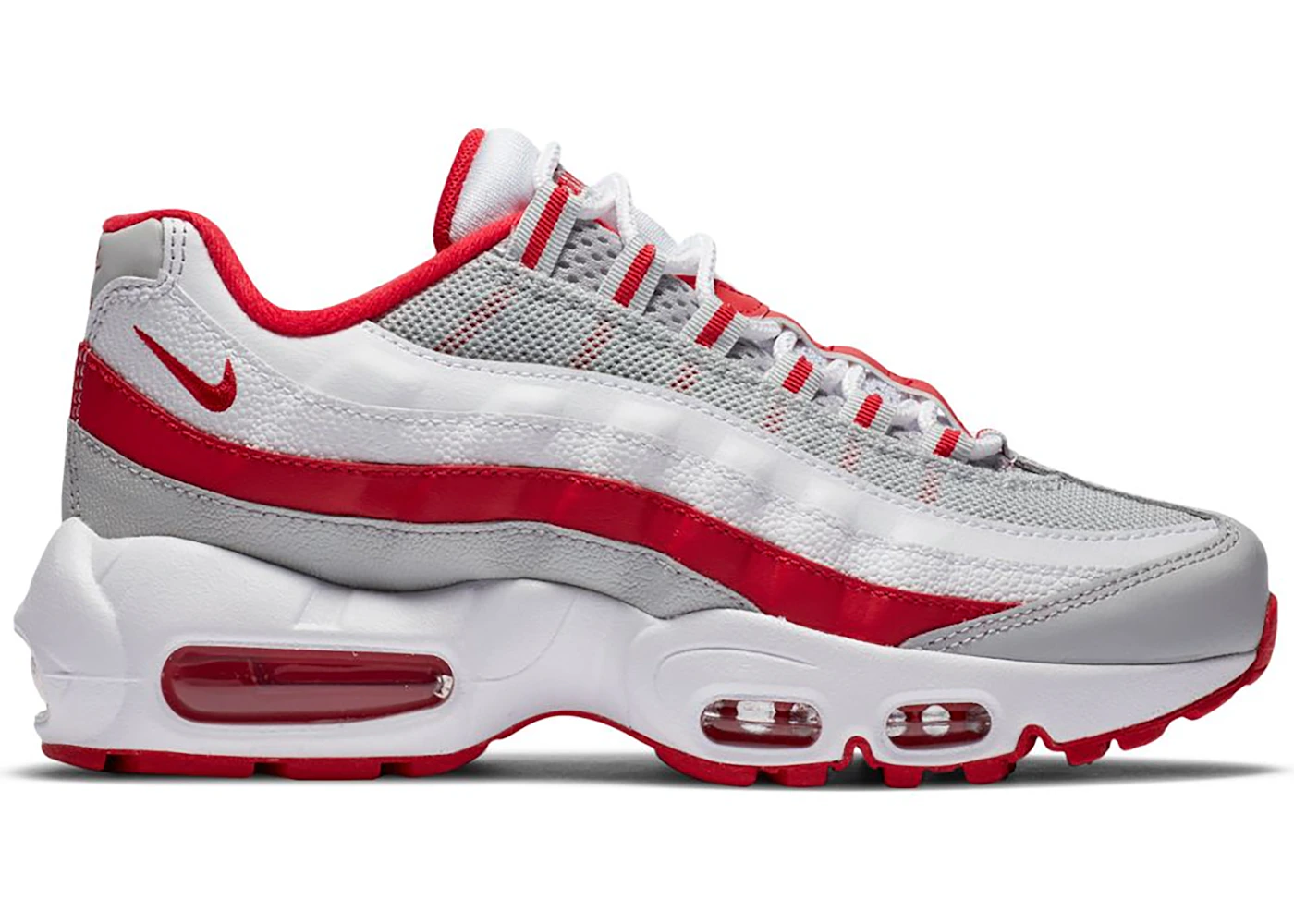 Nike Air Max 95 Recraft Grey Fog Hyper Red (GS) - CJ3906-004 Nike Air Max 95 Recraft Grey Fog Hyper Red (GS) - CJ3906-004