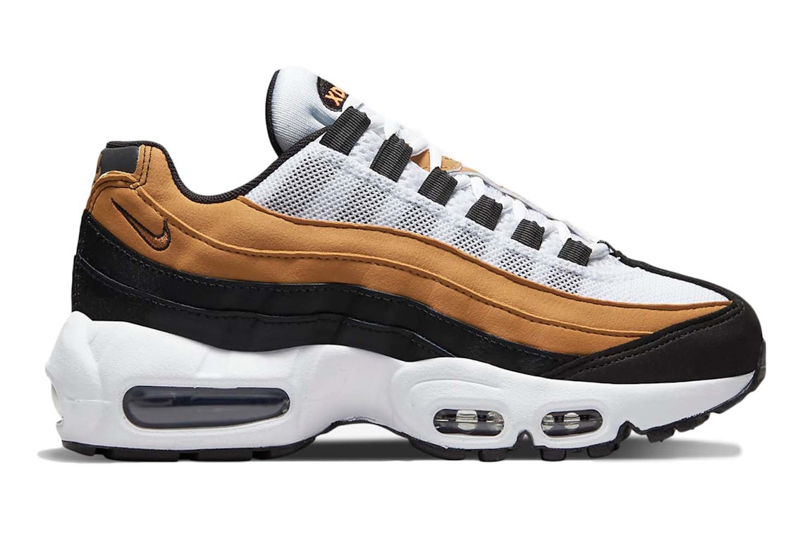 Pre-owned Nike Air Max 95 Recraft Wheat Black (gs) In Black/wheat/white