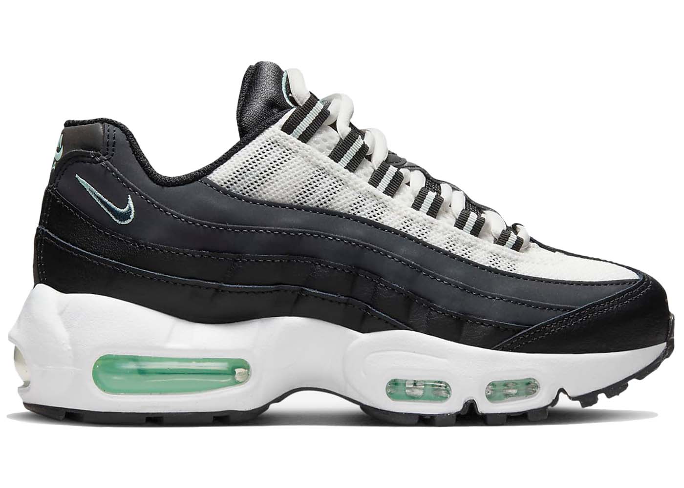 Nike Air Max 95 Recraft White Anthracite Mint Foam (GS) キッズ ...