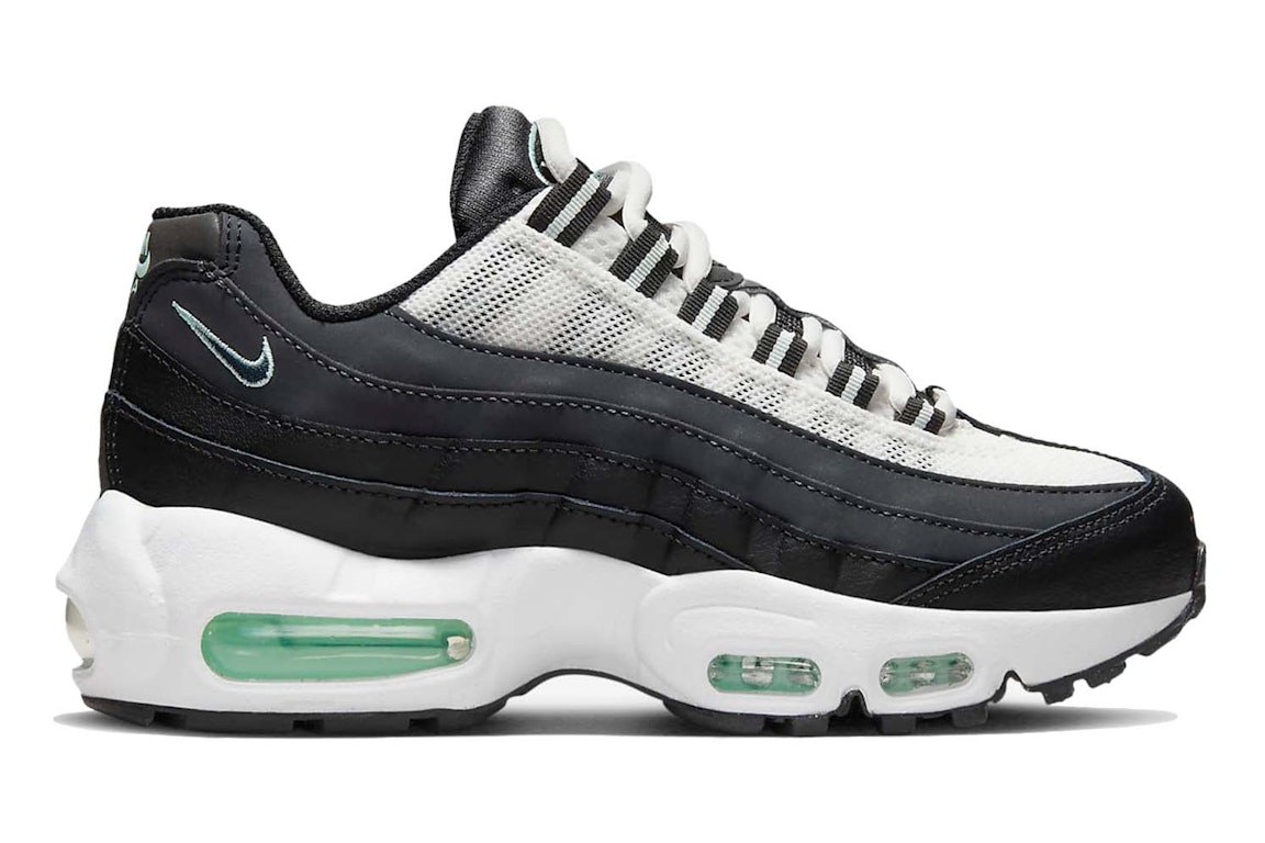 Pre-owned Nike Air Max 95 Recraft White Anthracite Mint Foam (gs) In Anthracite/black/summit White