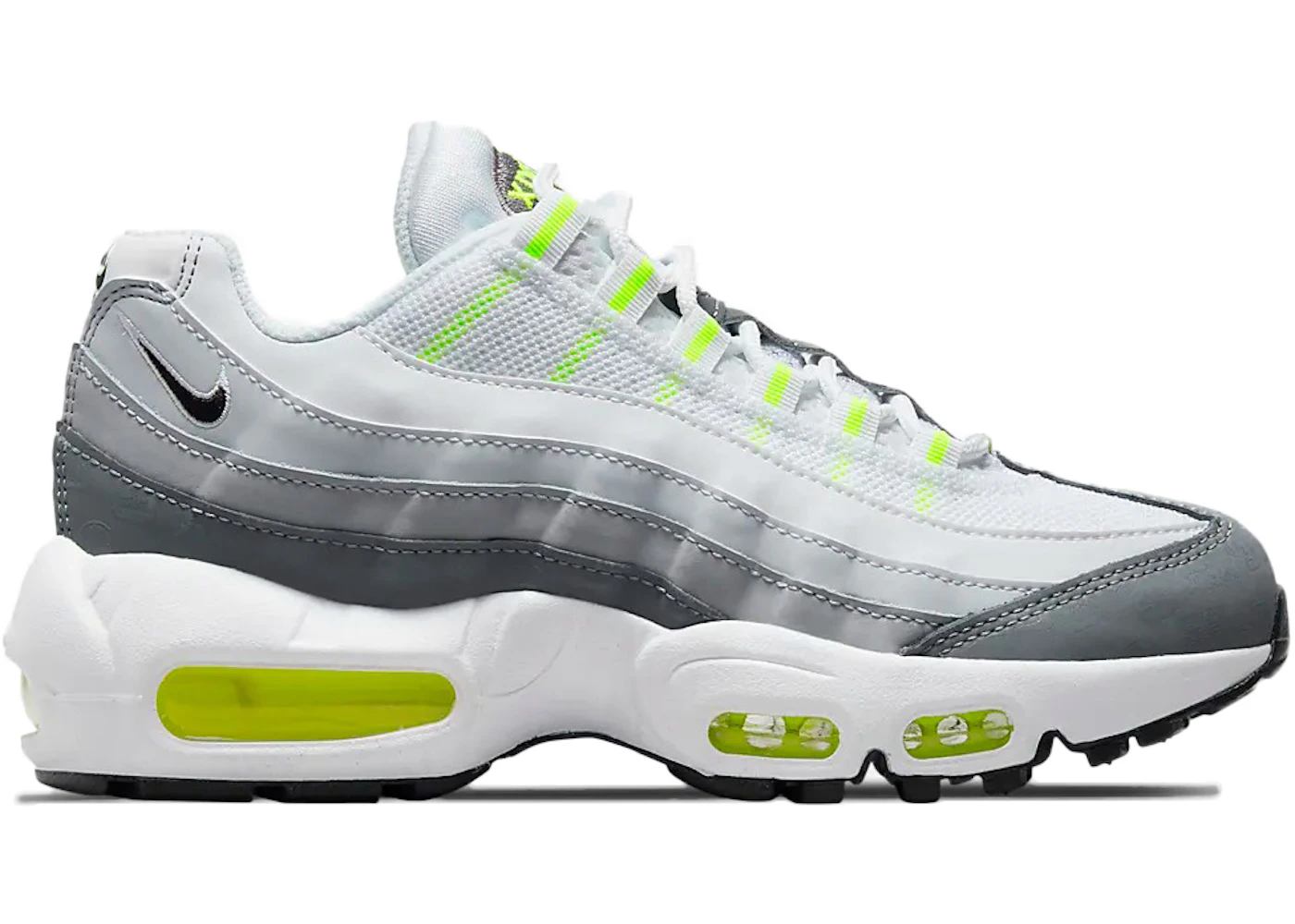 Nike Air Max 95 Recraft White Grey Volt (GS) - DJ3341-100 - US