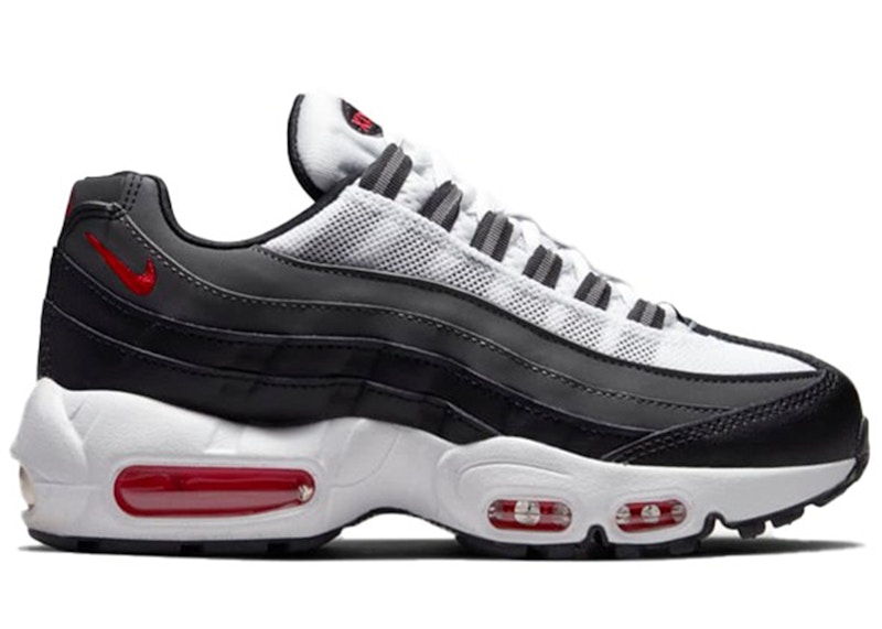 Nike Air Max 95 Recraft White Iron Grey University Red (GS) Kids