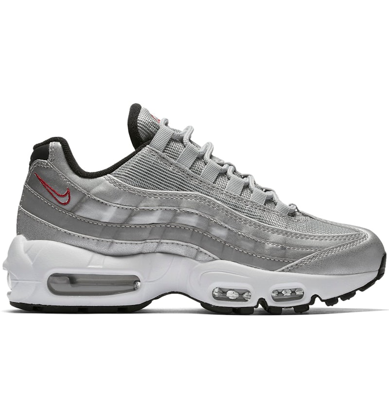 Metallic Silver Bullet Air Max Silver 95 Nike Air Max 95 Silver