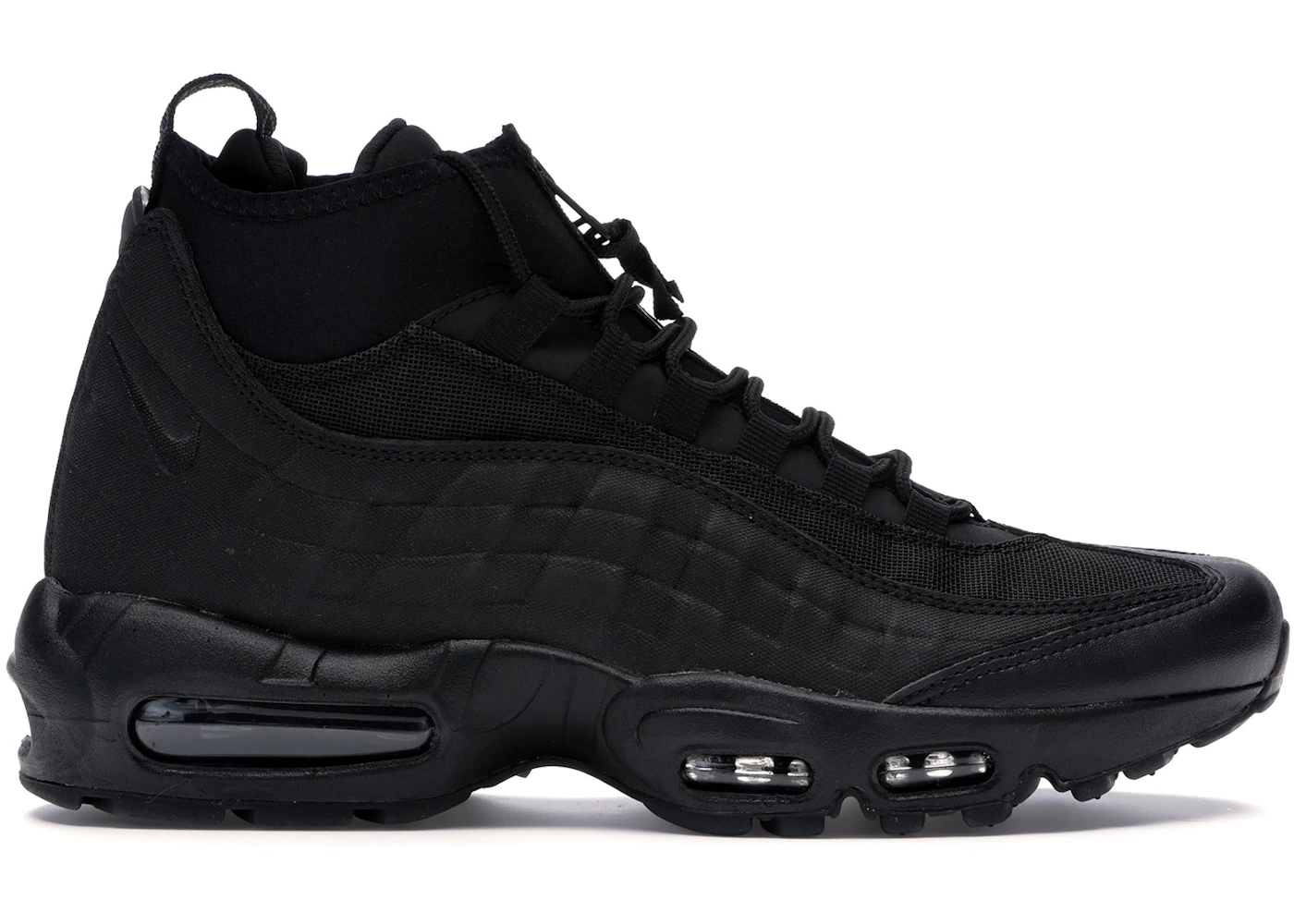 Nike Air Max 95 Sneakerboot Triple Black Men's 806809-002 US