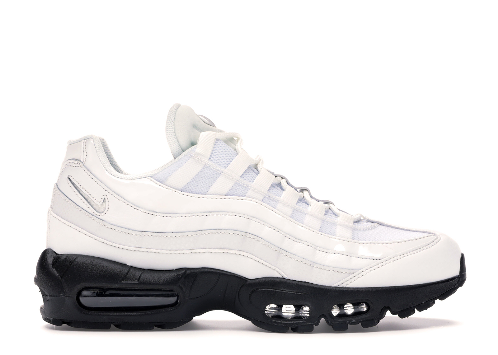 nike air max 95 white with black tick