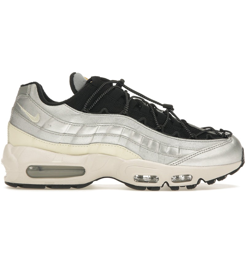 Nike Air Max 95 Toggle Metallic Silver Alabaster (Women's