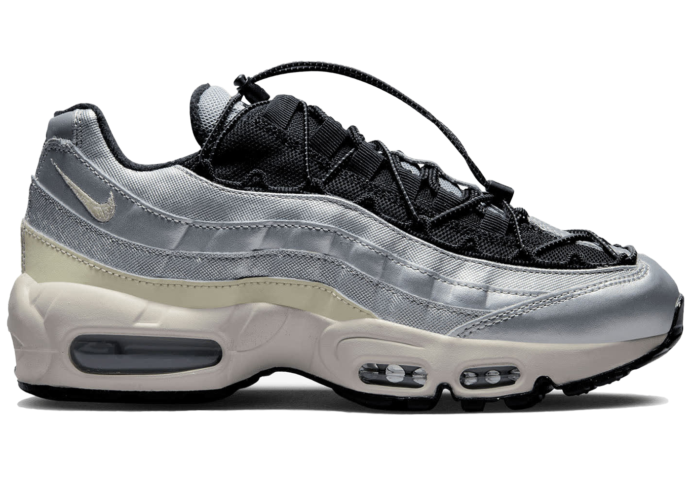 Nike Air Max 95 Toggle Metallic Silver Alabaster (Women's)