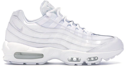 Nike Air Max 95 Triple White (Rainbow Borders) (W) - AQ4138-100