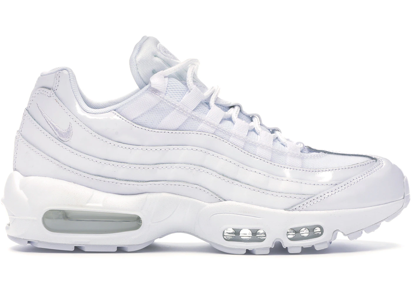 Nike Air Max 95 Triple White (Women's) 307960-108 US