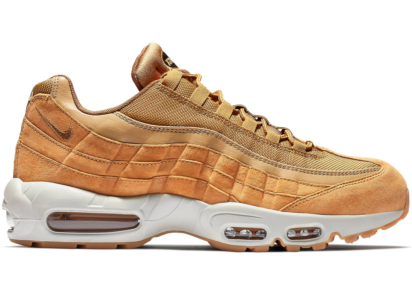 Air max deals 95 wheat gold