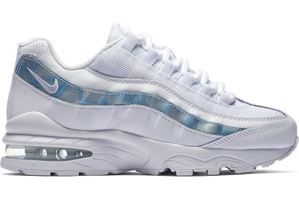 Nike Air Max 95 White Cobalt Pulse GS