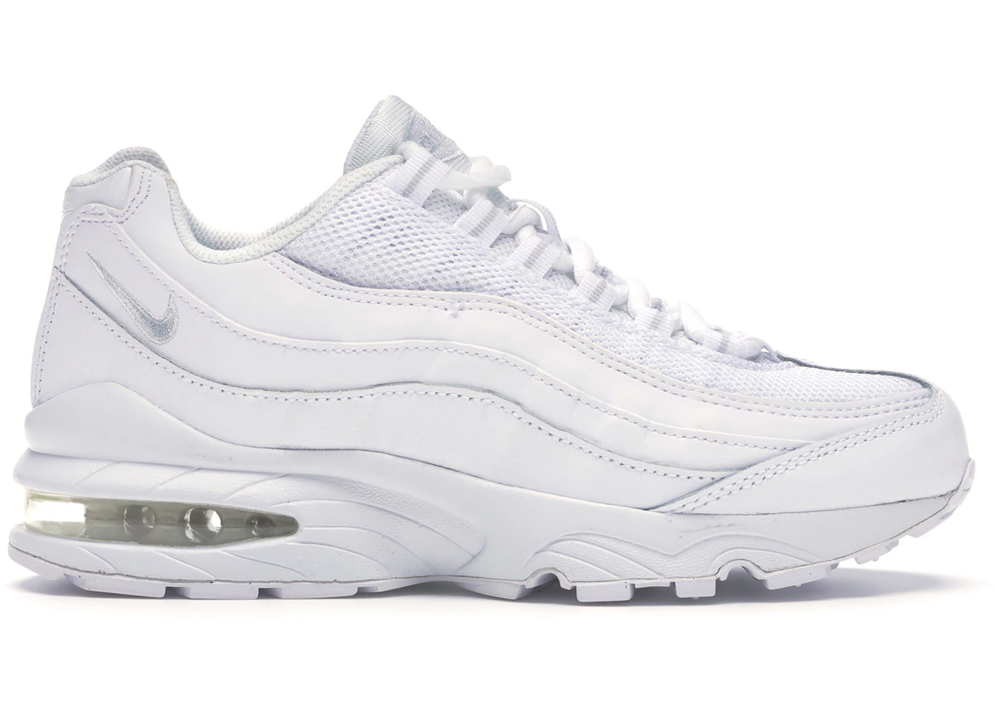 Nike Air Max 95 White (GS) Kids' - 307565-109 - US