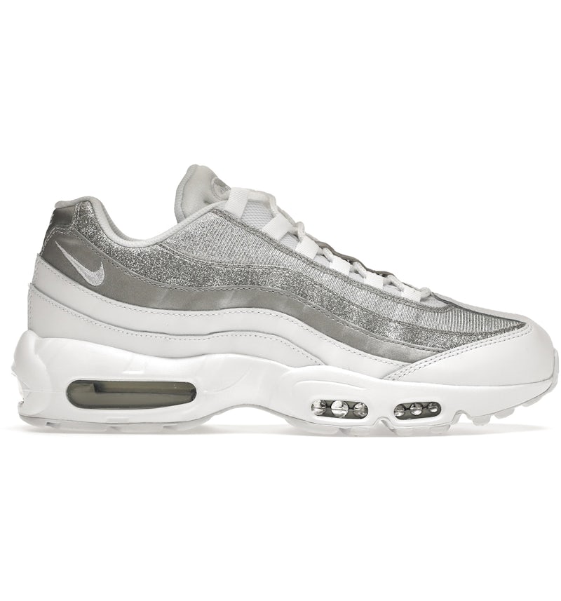 Nike Air Max 95 White Metallic Silver (Women's) DH3857-100 US