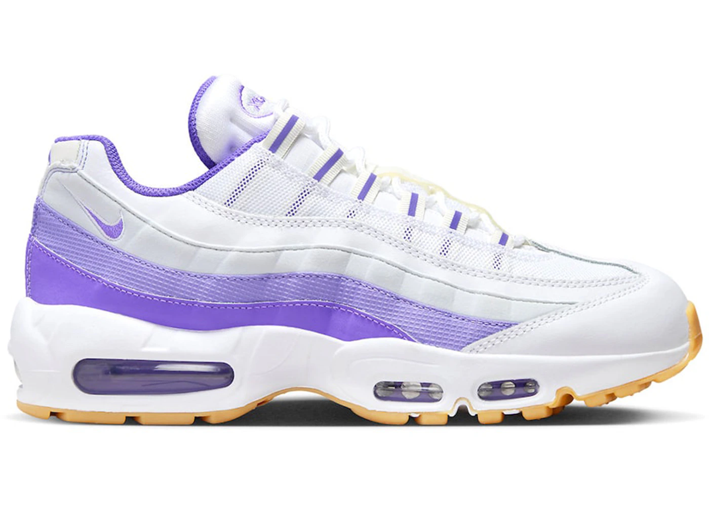 Nike Air Max 95 White Space Purple Gum Men's DM0011-101 GB
