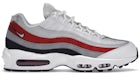ナイキ エア マックス 95 ホワイト バーシティレッド パーティクルグレー