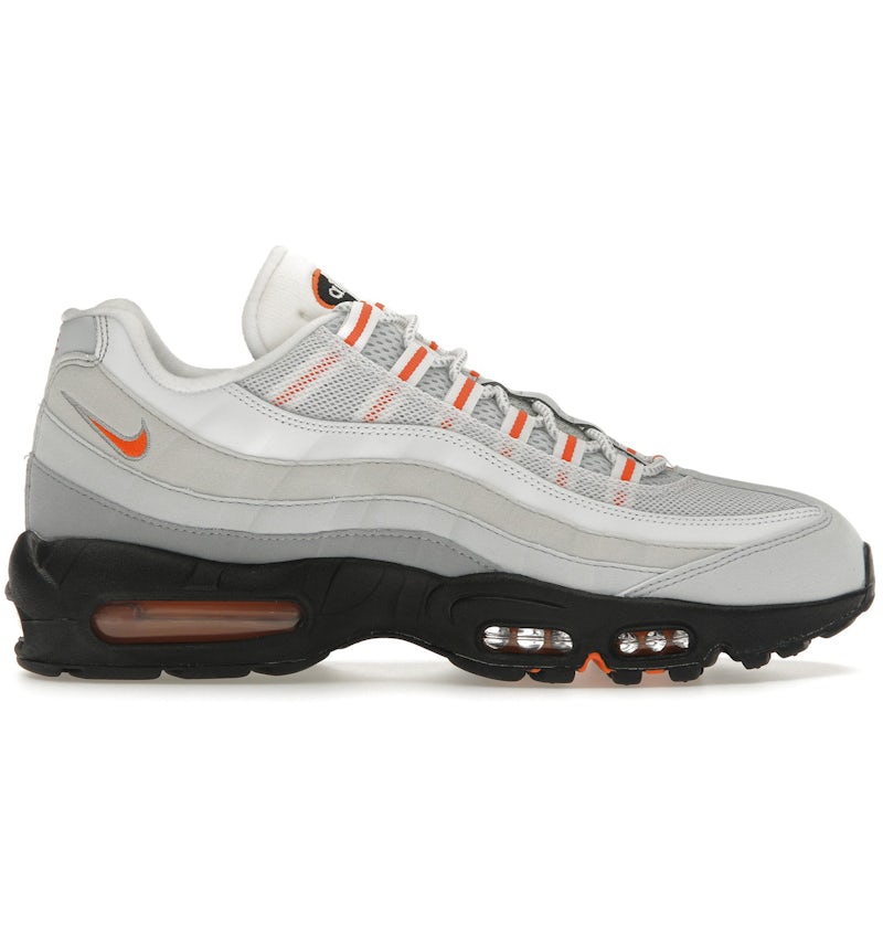 Nike Air Max 95 Wolf Grey Safety Orange Pure Platinum Men's
