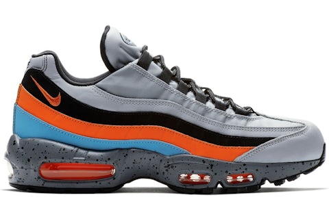 Nike Air Max 95 Wolf Grey Safety Orange Men's 538416-015 US
