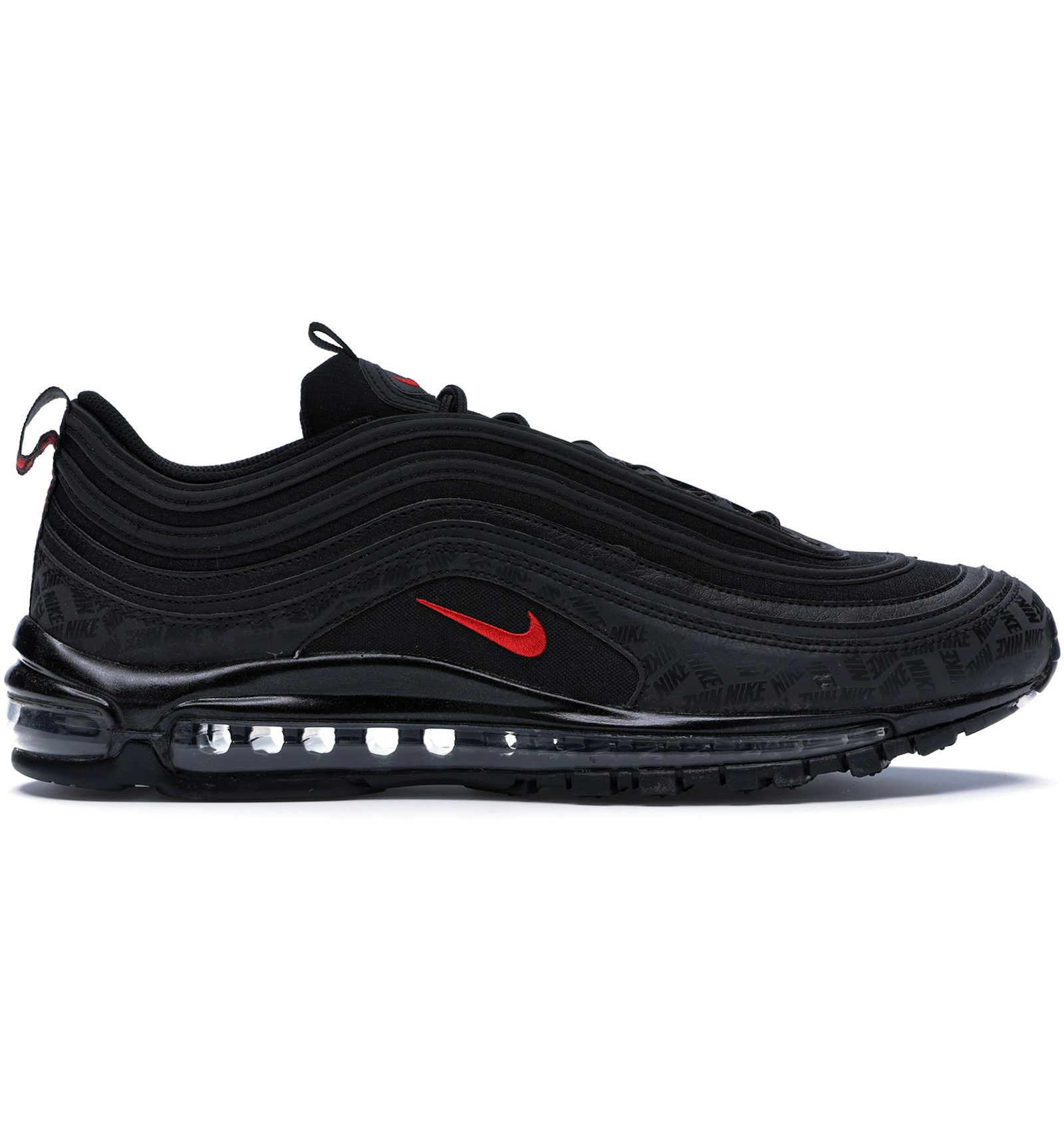 Nike air max 97 black and red reflective Clearance