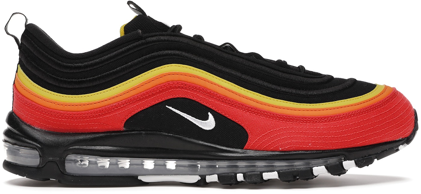 accent band uhøjtidelig Nike Air Max 97 Black Chile Red Magma Orange - CT4525-001
