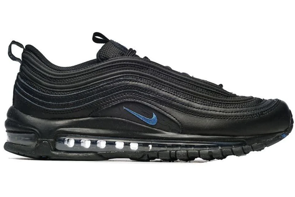 Nike air max 97 essential black and blue Clearance