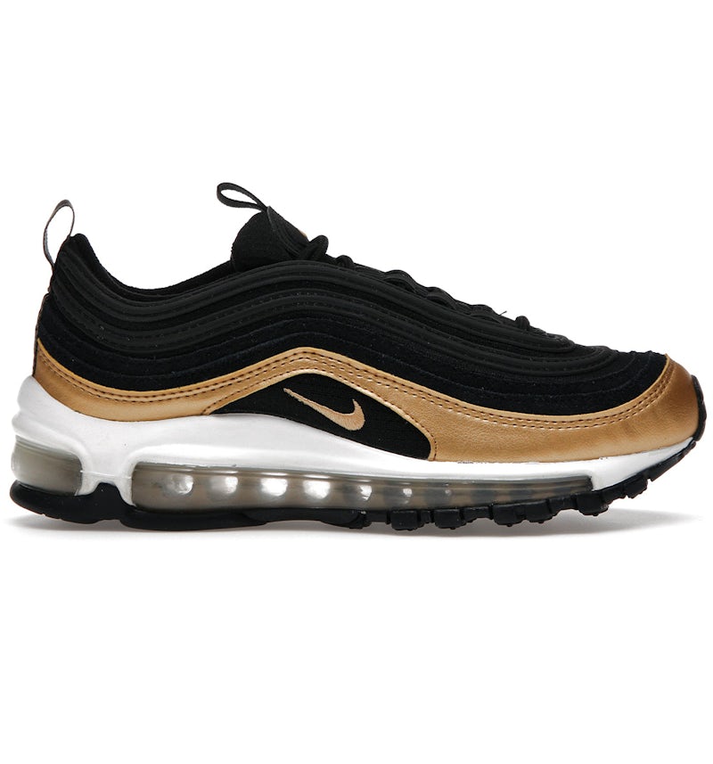 Nike Air Max 97 Black Metallic Gold (GS) 921522-014 US