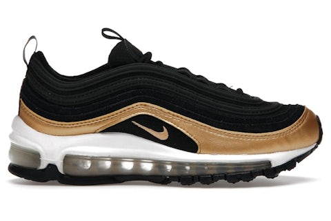 Nike Air Max 97 Black Metallic Gold (GS) 921522-014 US