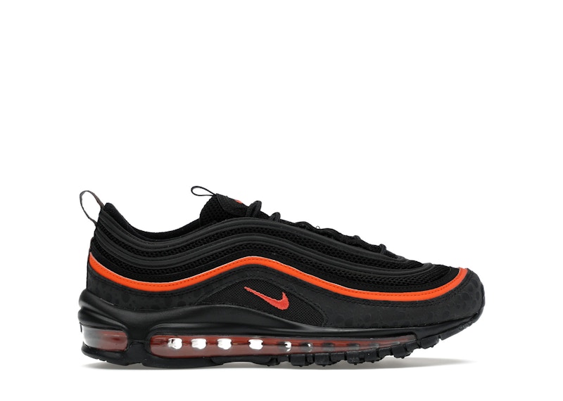 Nike Air Max 97 Black Safety Orange GS DX3088 001 US