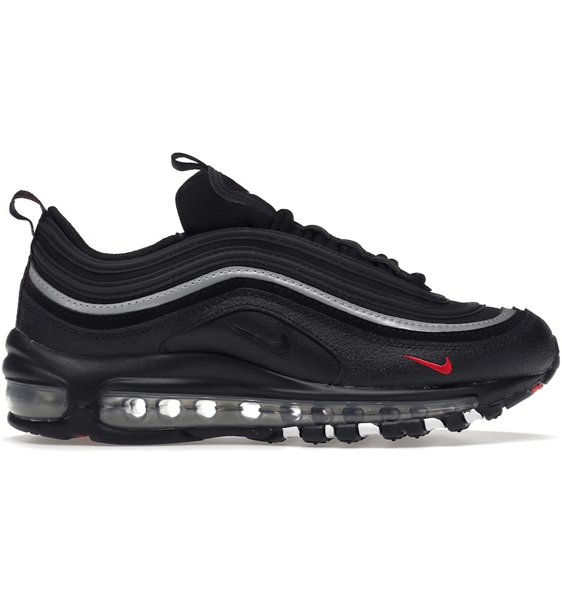 Nike Air Max 97 Black Silver Red (GS) 921522-028 US