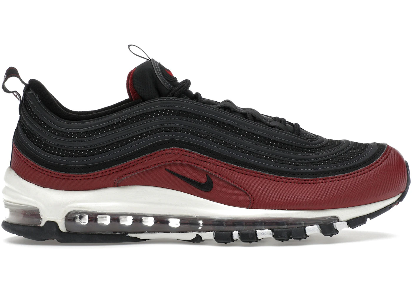Nike Air Max 97 Red And Black Nike Air Max 97 Black Team Red Men's