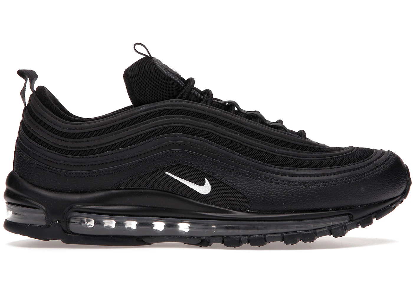 Nike Men's Air Max 97 Casual Shoes in Black/Black Size 9.0