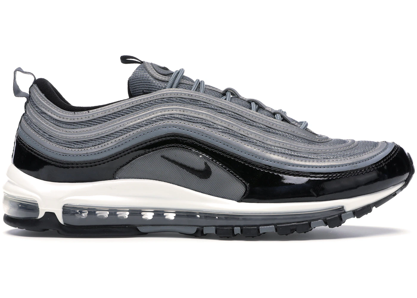 Nike air max 97 white black patent Clearance