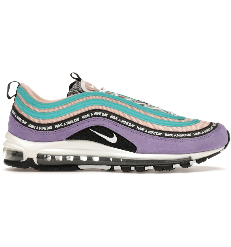 Nike Sneaker Nike Air Max 97 White Blue Purple Retro Sneakers Nike