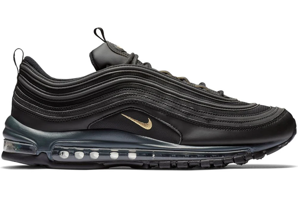 Nike Air Max 97 Leather Black Gold - BQ4580-001 - US