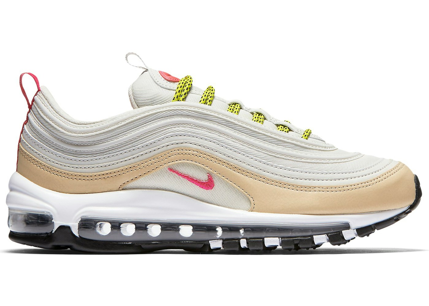 Nike Air Max 97 Light Bone Deadly Pink W 004 Nike Air Max 97 Light Bone Deadly Pink W 004