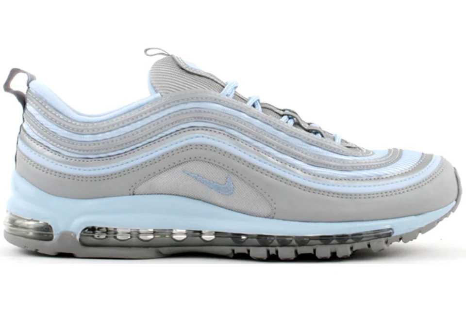 Nike Air Max 97 Metallic Silver Ice Blue Women s 605173 041 IT