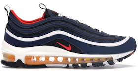 Nike Air Max 97 Midnight Navy Habanero Red (GS)
