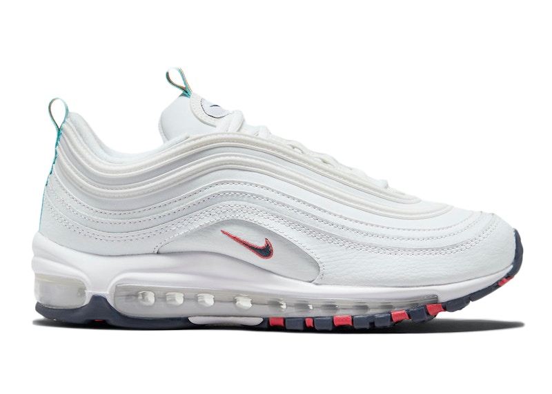 Nike Air Max 97 White Multi Color Pull Tabs Women s DH1592 100