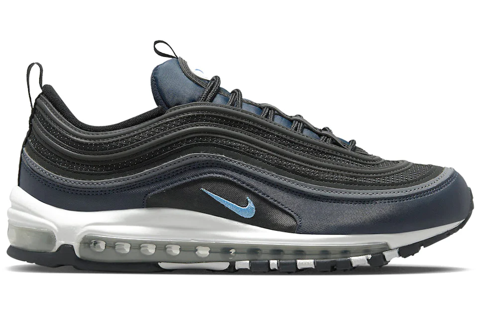 Nike Air Max 97 Black Dark Obsidian University Blue Men's - DQ3955-001 - US
