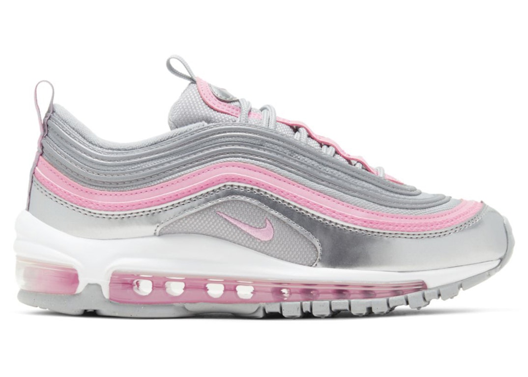 Pre-owned Nike Air Max 97 Pink Silver (gs) In Pink/silver