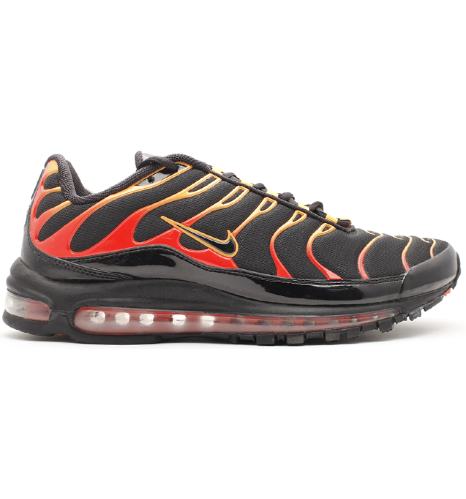 Nike Air Max 97 Plus Black Orange Men s 327455 001 US
