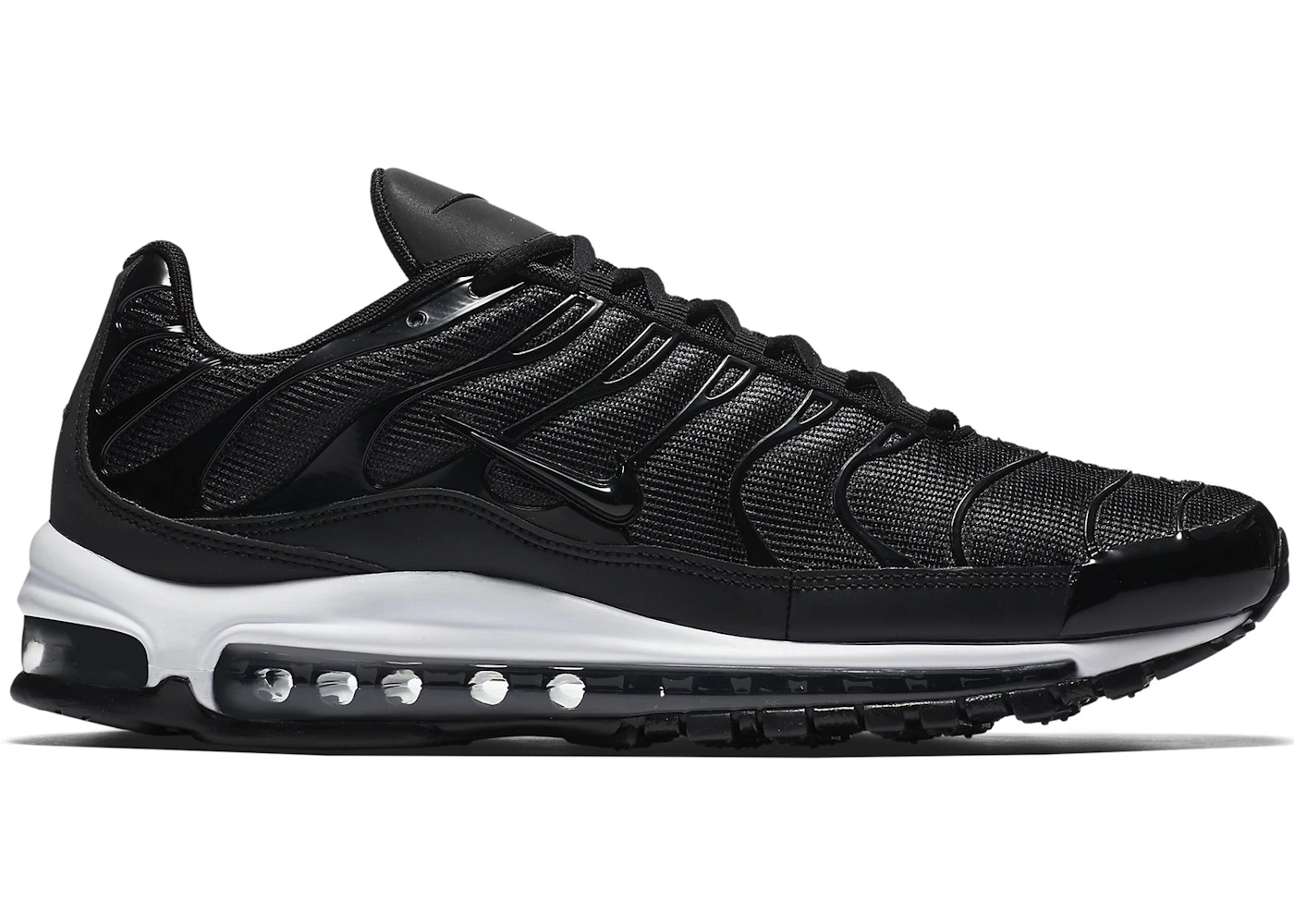 Air max 97 best sale plus black and white