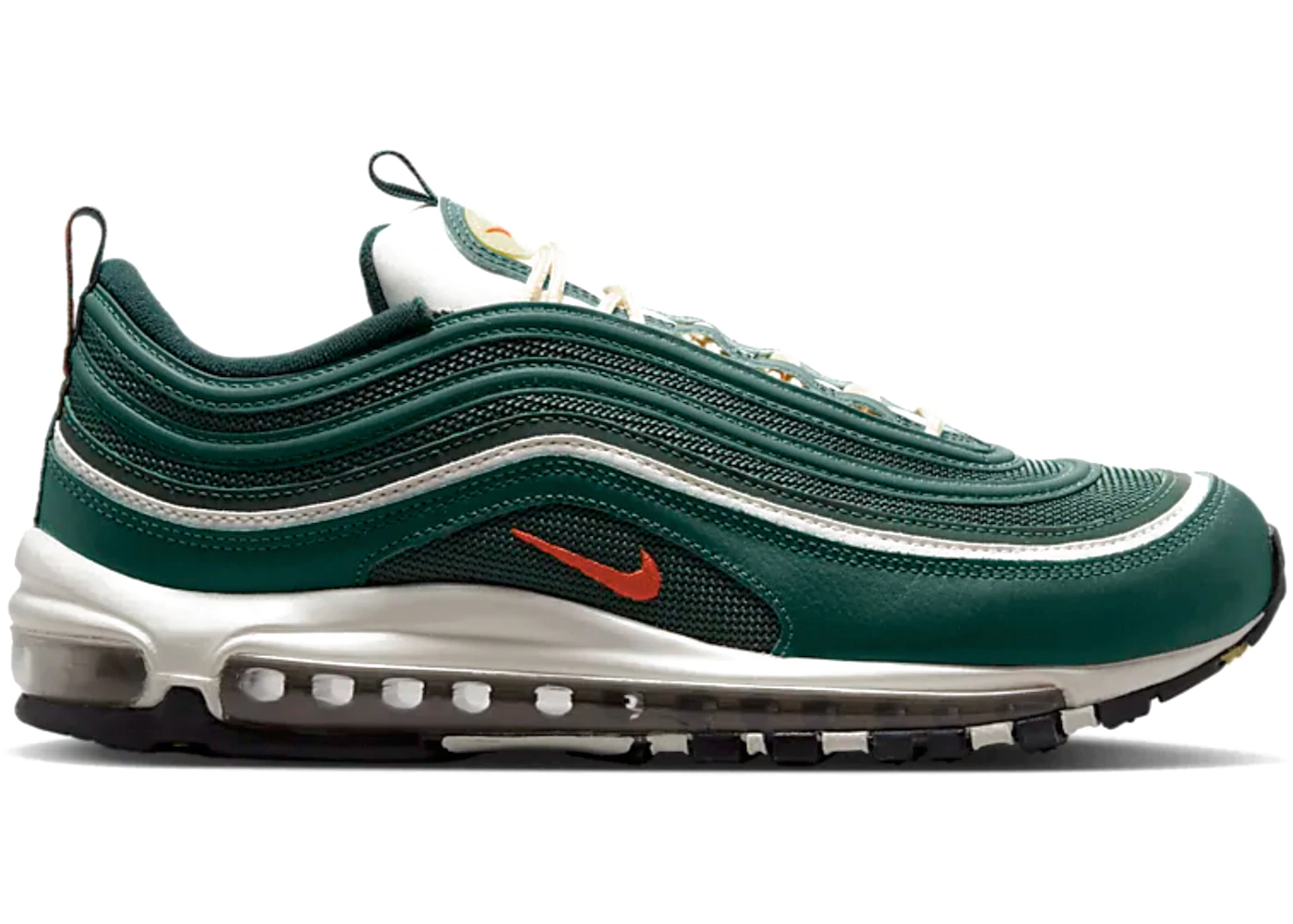 Algemeen gegevens media Nike Air Max 97 SE Athletic Company Pro Green Picante Red メンズ - FD0344-397  - JP