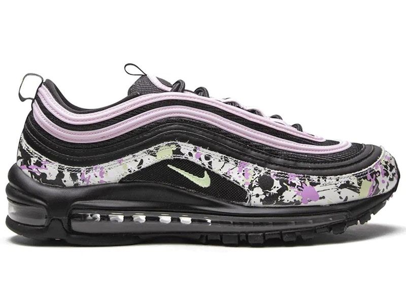 Nike air max womens black hot sale and purple