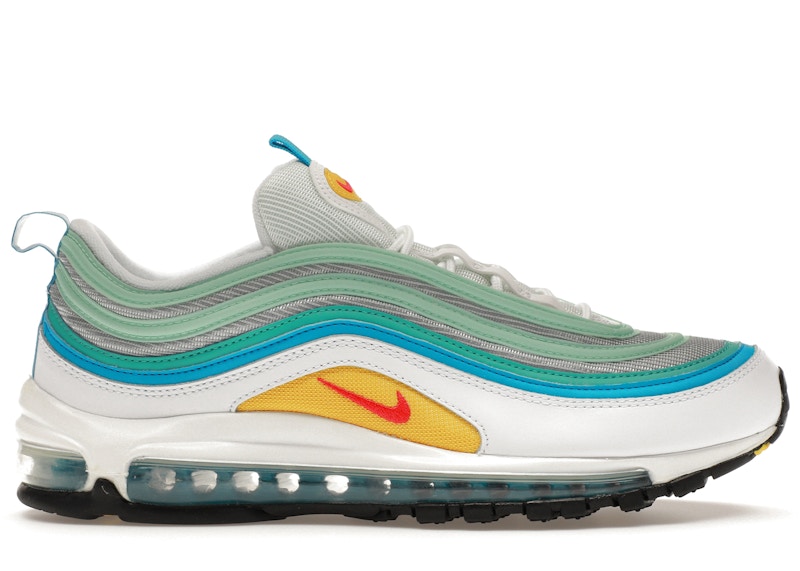 Air max 97 pastel pink best sale blue yellow